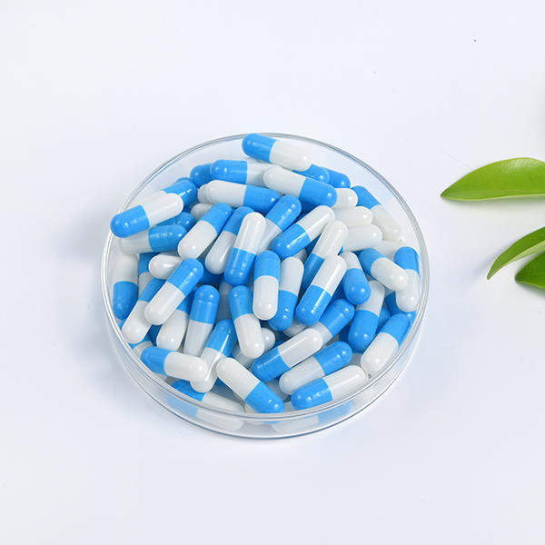 Blue & White Empty HPMC Vacant Hypromellose Capsules