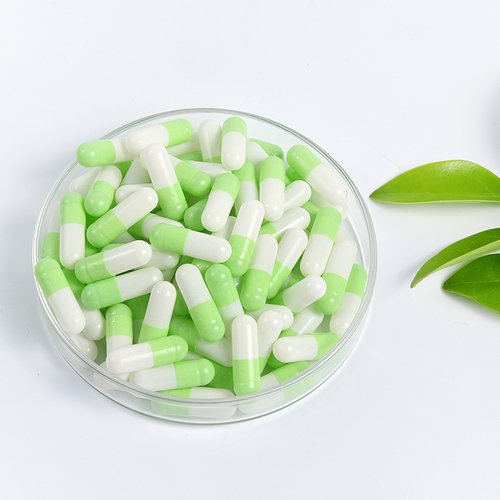 Green & White Empty HPMC Capsules Vegetable Capsules