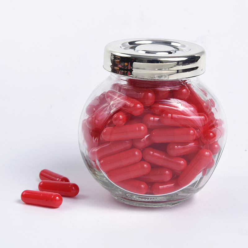 All Red Dietary Supplements Empty Gelatin Capsules