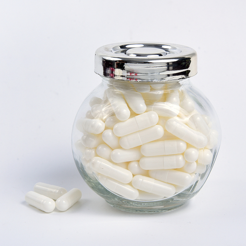 All White Drug Supplement Empty Gelatin Capsules