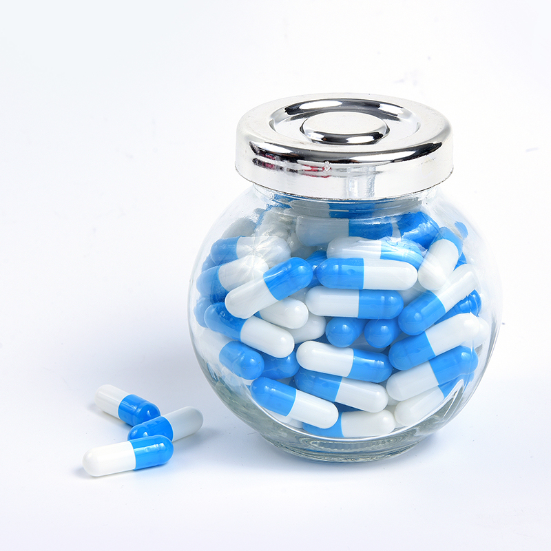 Blue & White Supplements Empty Vacant Gelatin Capsules
