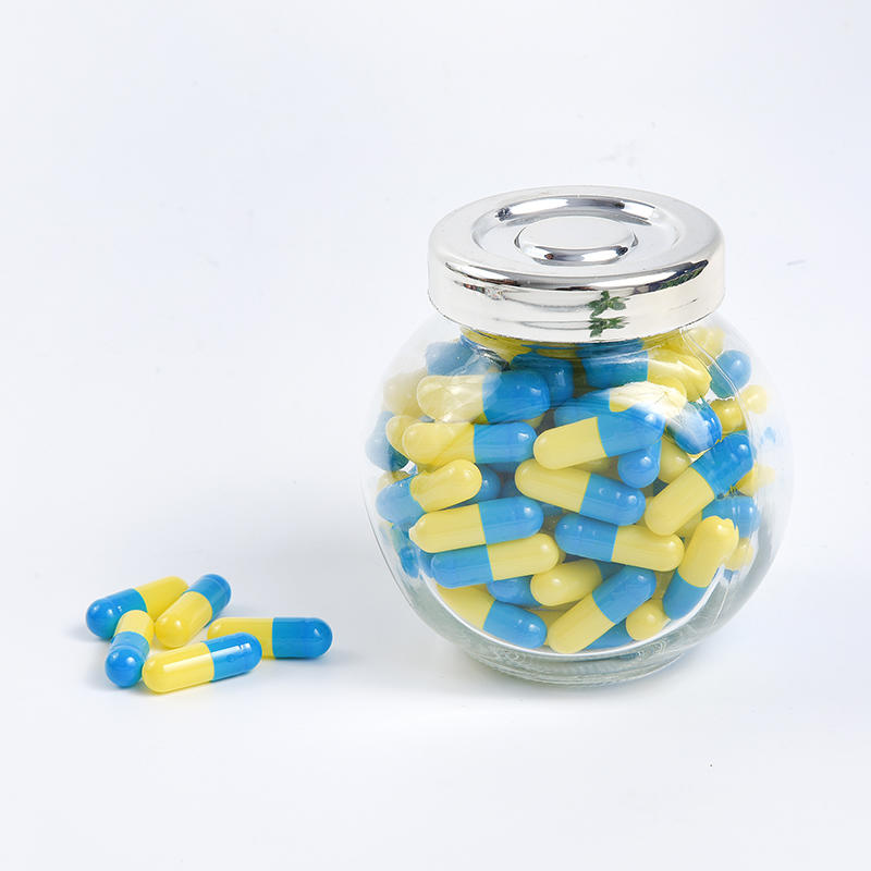 Blue & Yellow Medicinal Drug Filling Empty Gelatin Capsules
